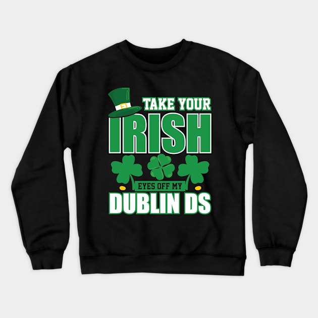 St. Patrick`s Day Crewneck Sweatshirt by Lin-Eve